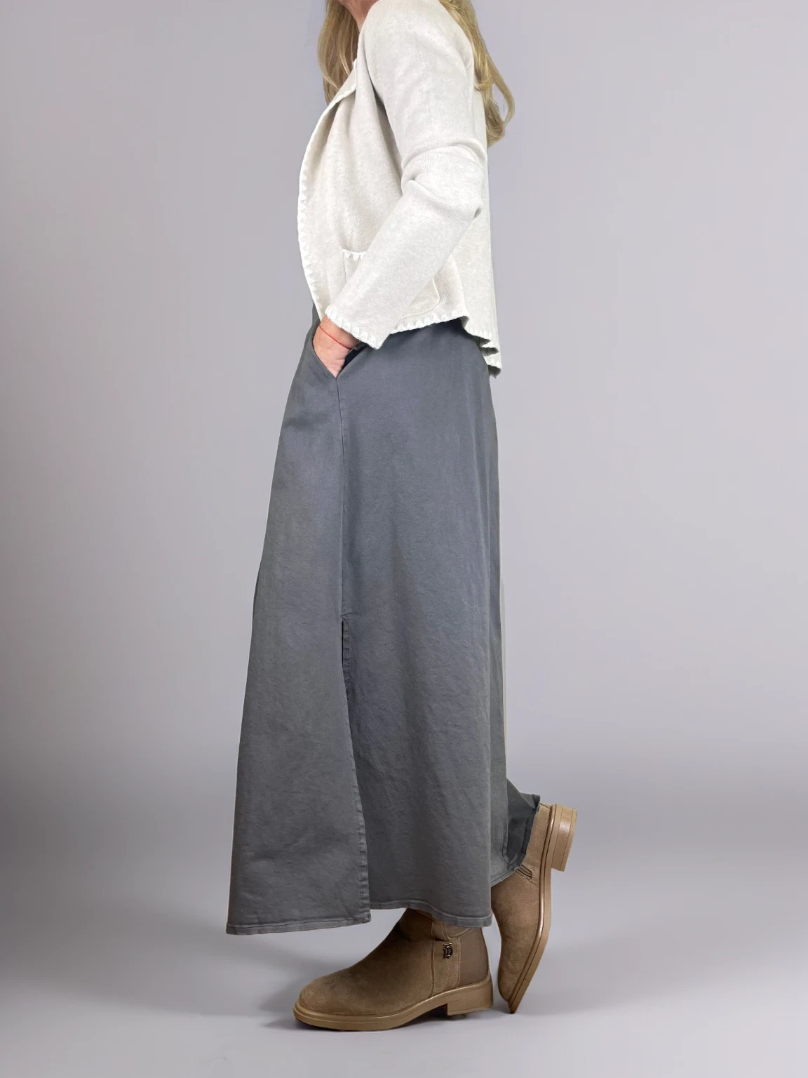 Conjunto EMMA con chaquetón efecto pelo