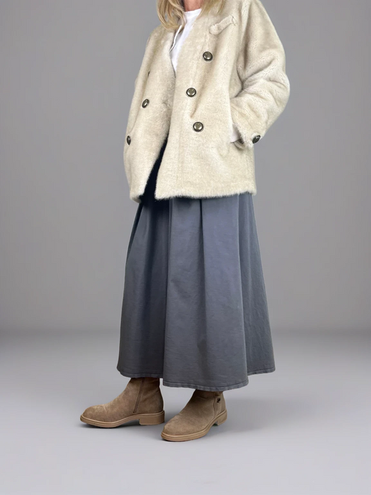 Conjunto EMMA con chaquetón efecto pelo