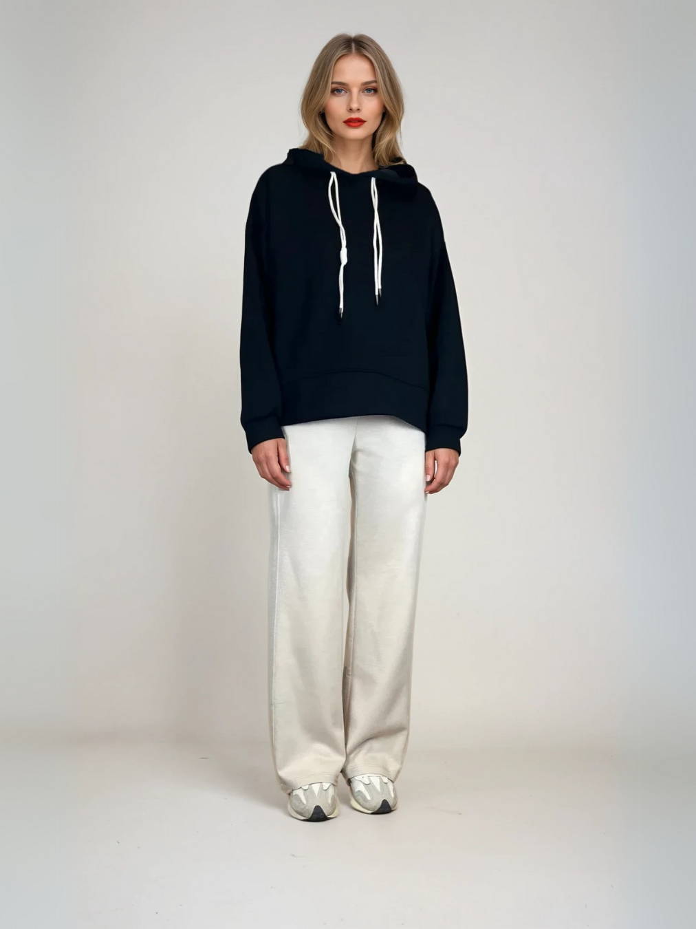 Conjunto SOFT AND CHIC negro y beige