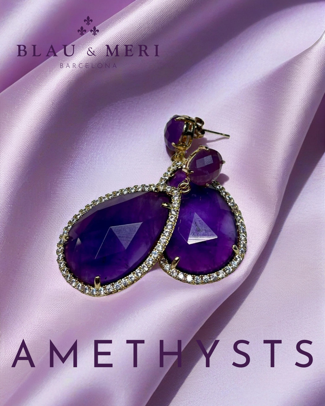 Pendientes amatistas