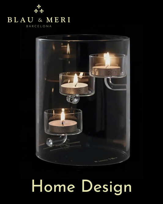 Portavelas cilíndrico