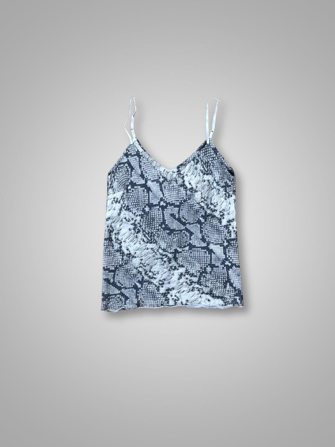 Top tirantes animal print