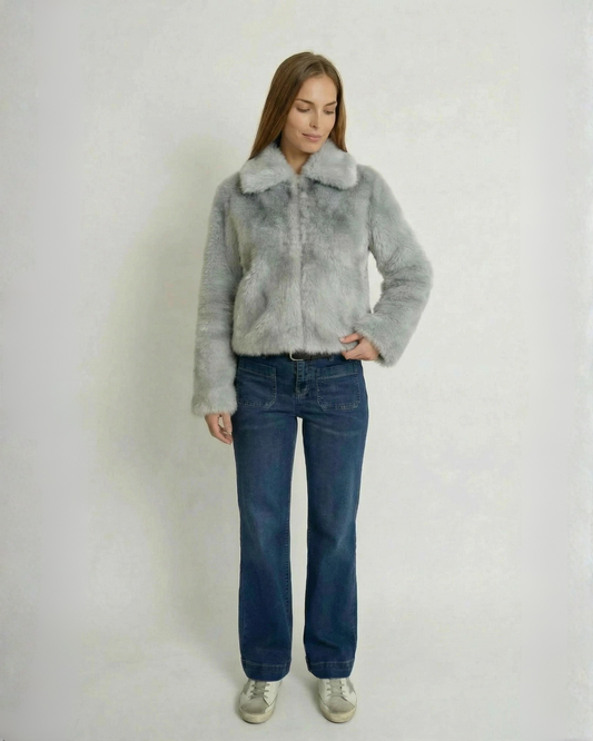 Chaqueta pelo sintético