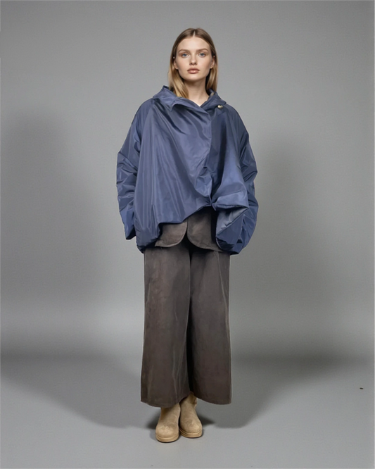 Conjunto BEL marrón con chaqueta azul