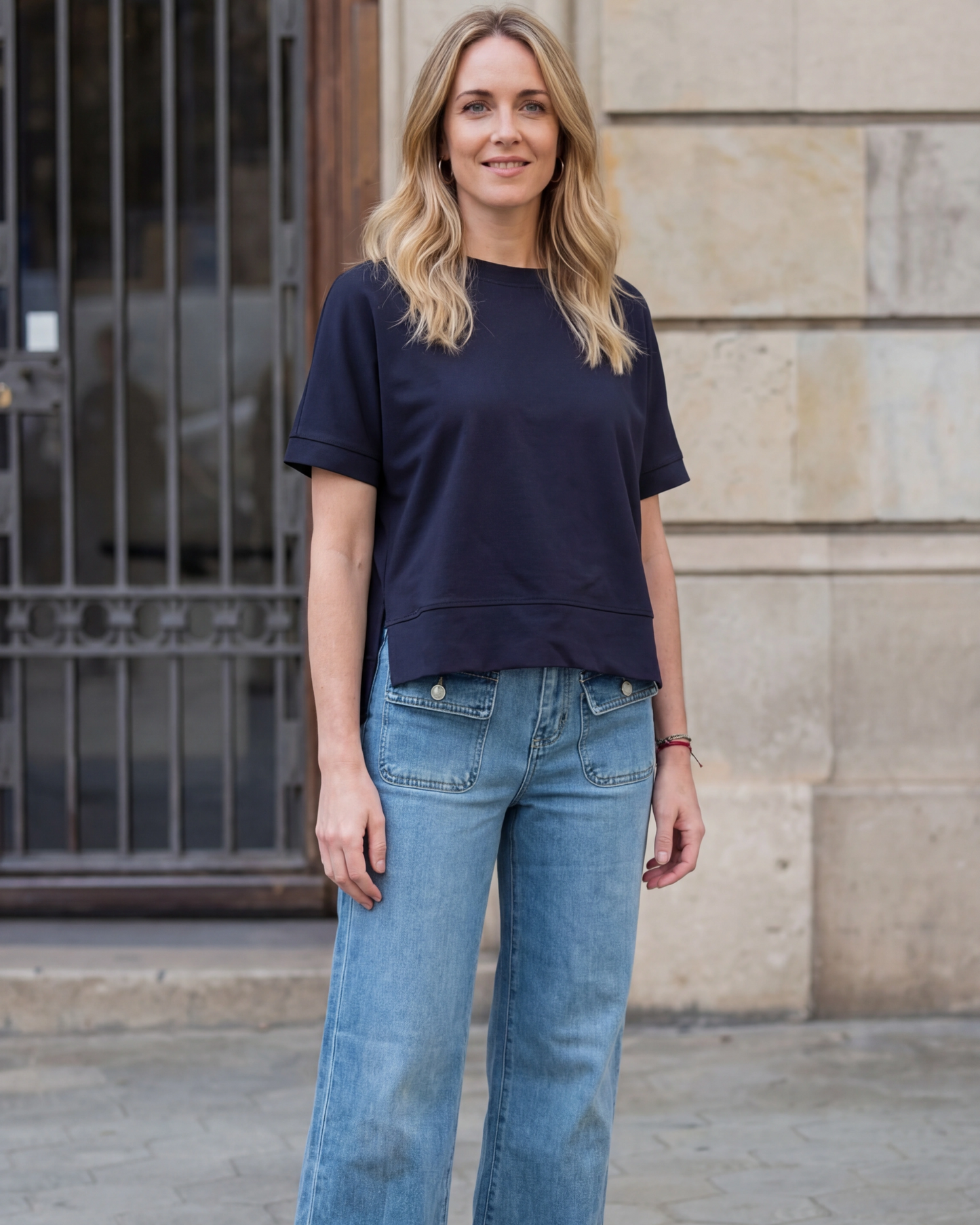 Camiseta Oversize Navy