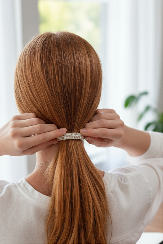 Clip de estrás para el cabello
