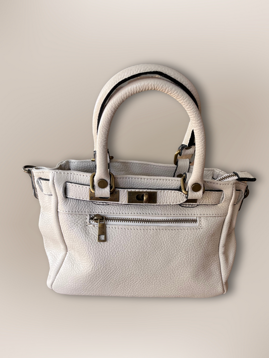 Bolso Pochette beige claro