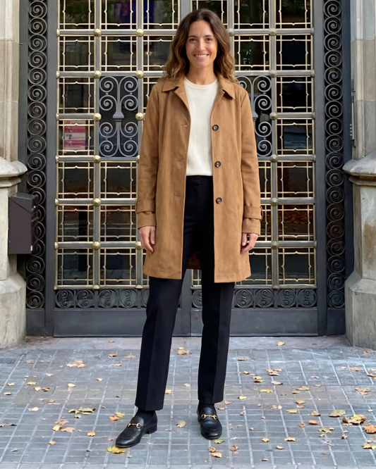 Gabardina terciopelo