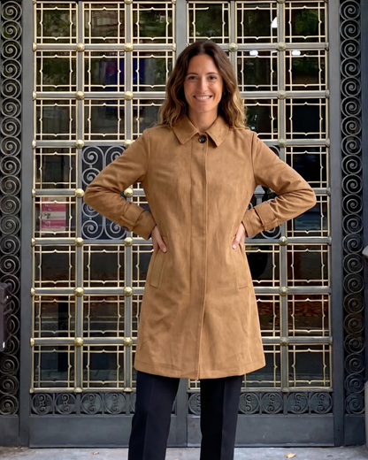 Gabardina terciopelo