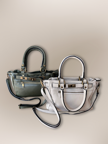 Bolso Pochette beige claro