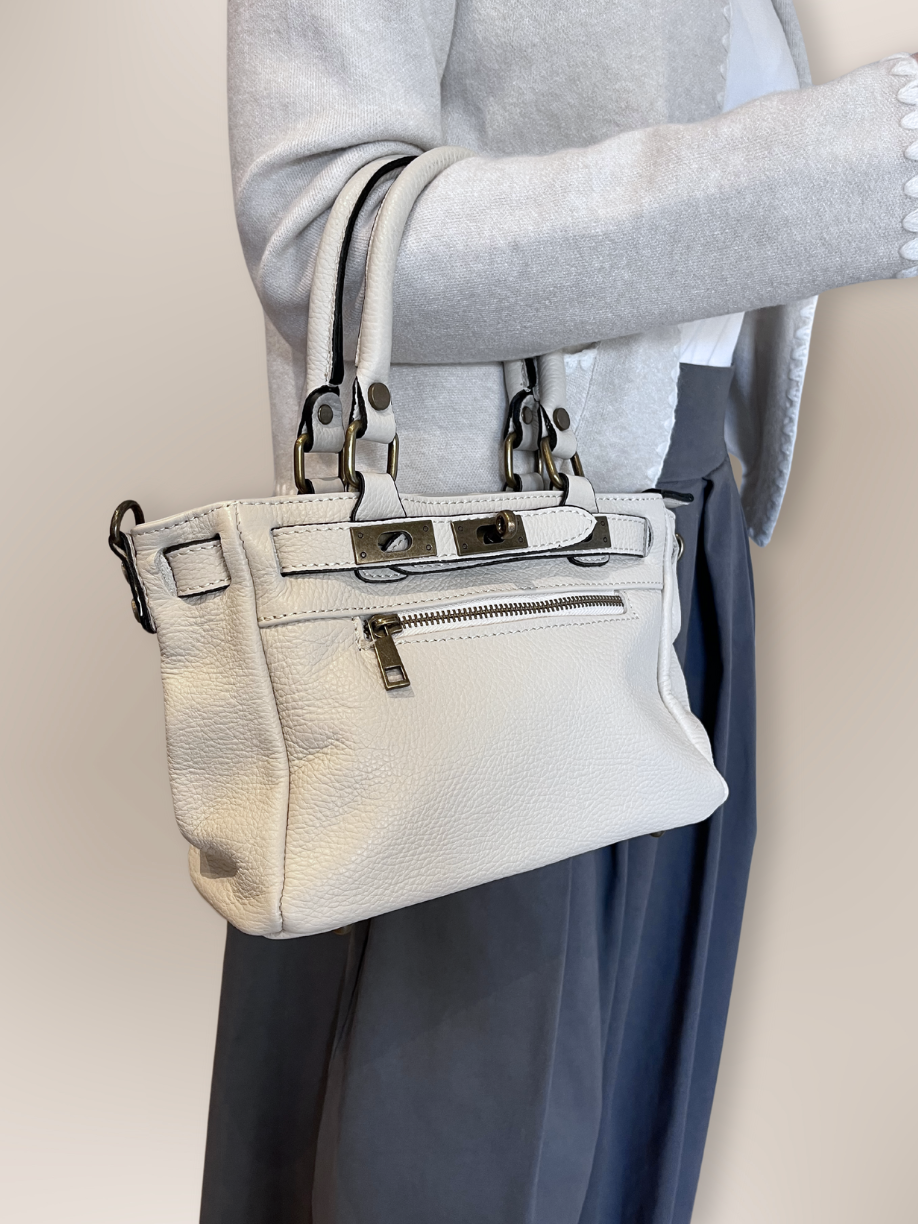 Bolso Pochette beige claro