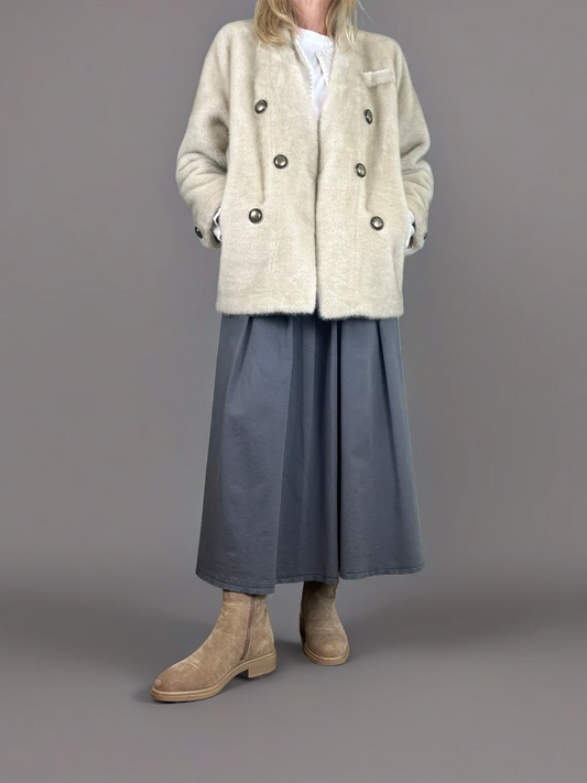 Conjunto EMMA con chaquetón efecto pelo
