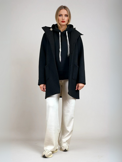 Chaqueta efecto neopreno