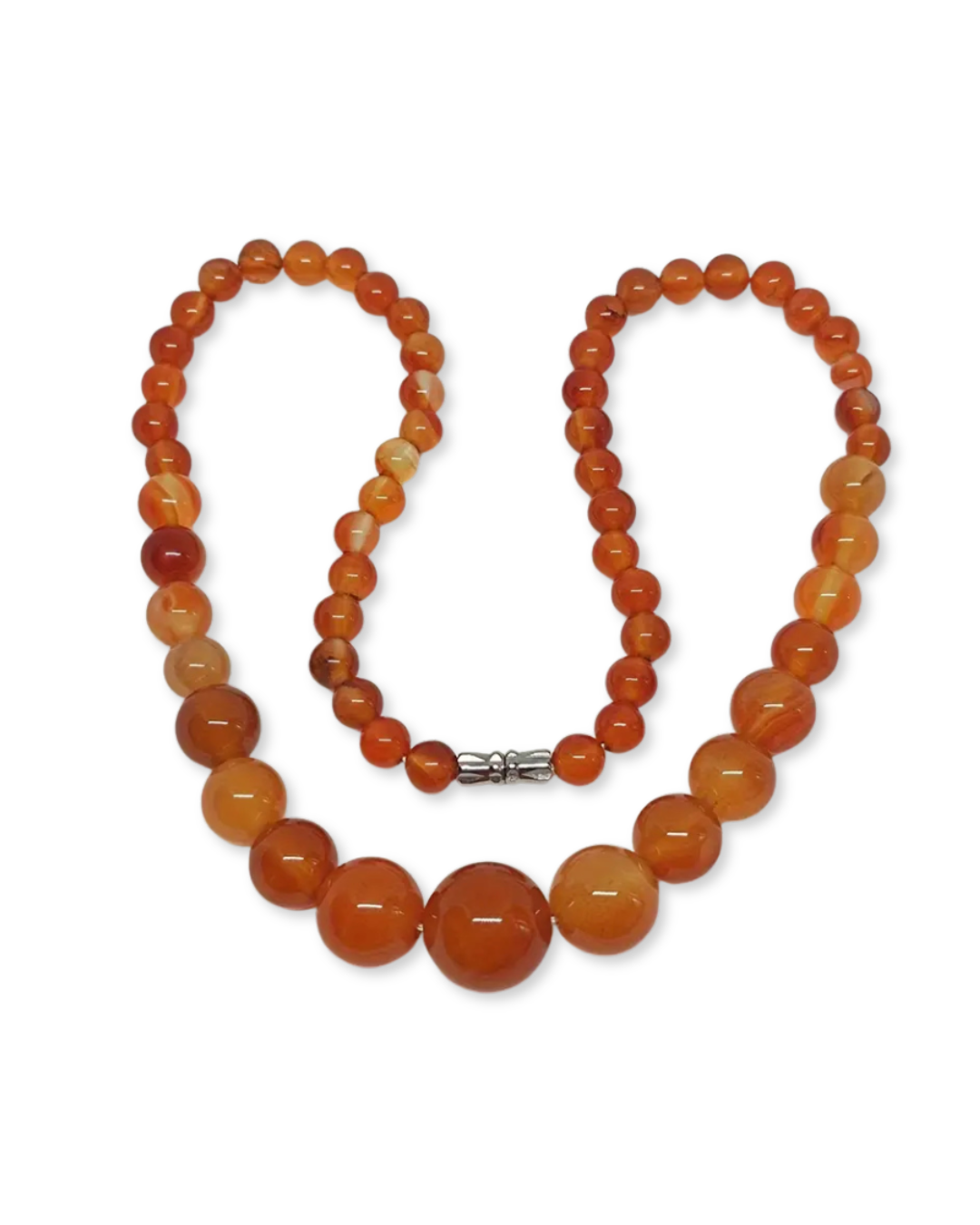 Collar ágata naranja
