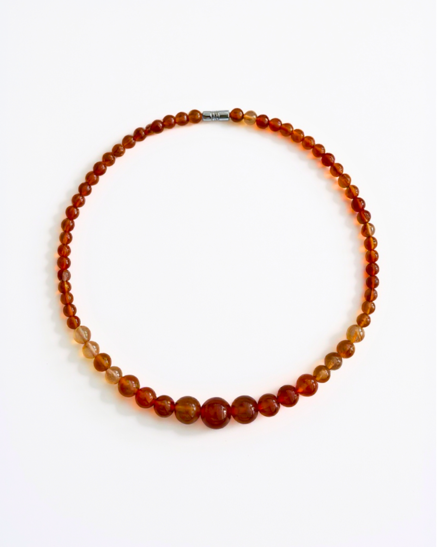 Collar ágata naranja