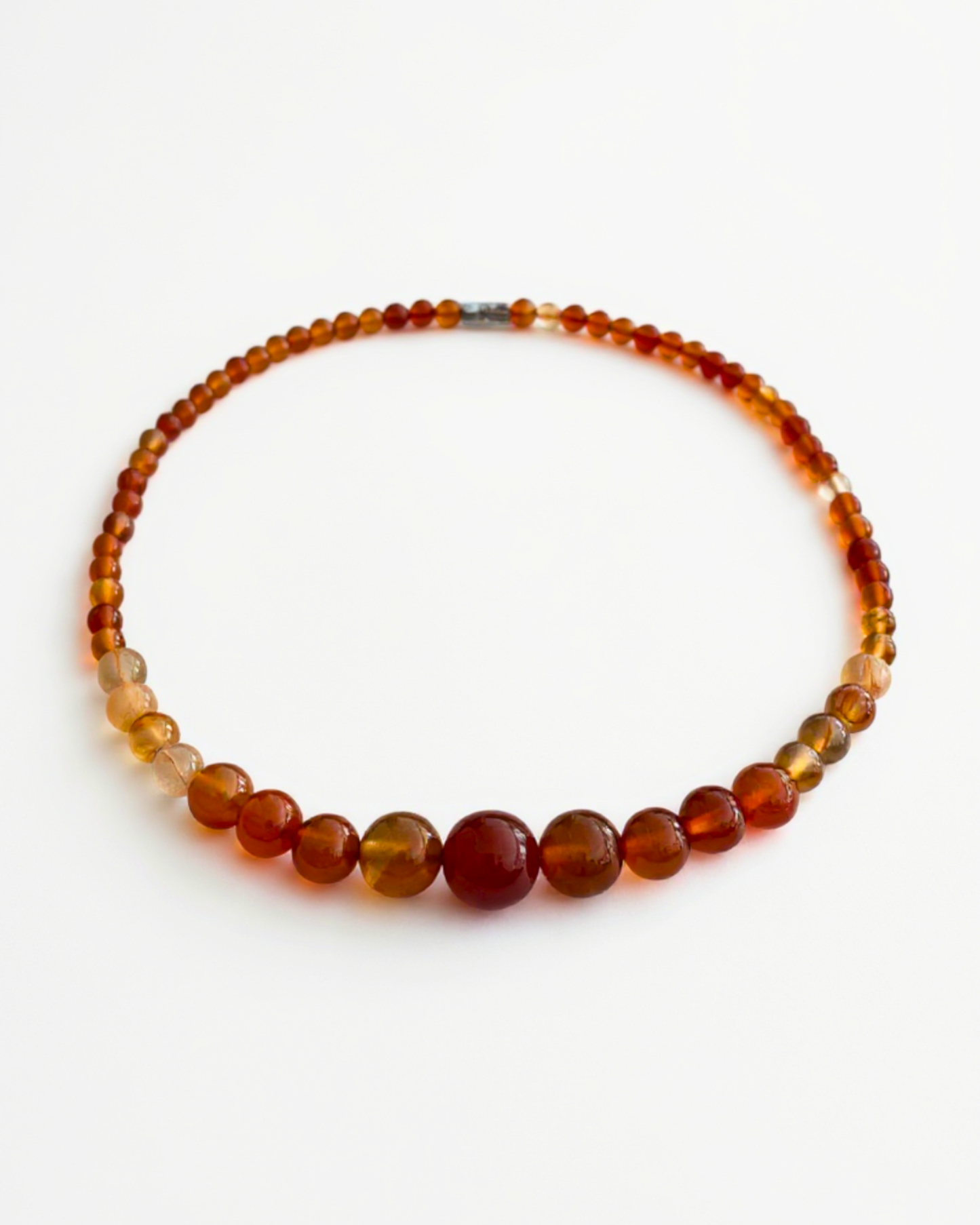 Collar ágata naranja