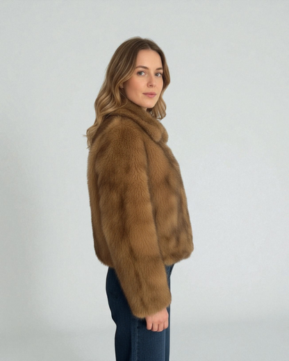 Chaqueta pelo sintético