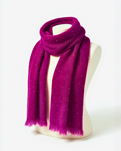 Bufanda lentejuelas fucsia