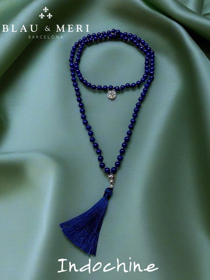 Collar piedras lapislázuli