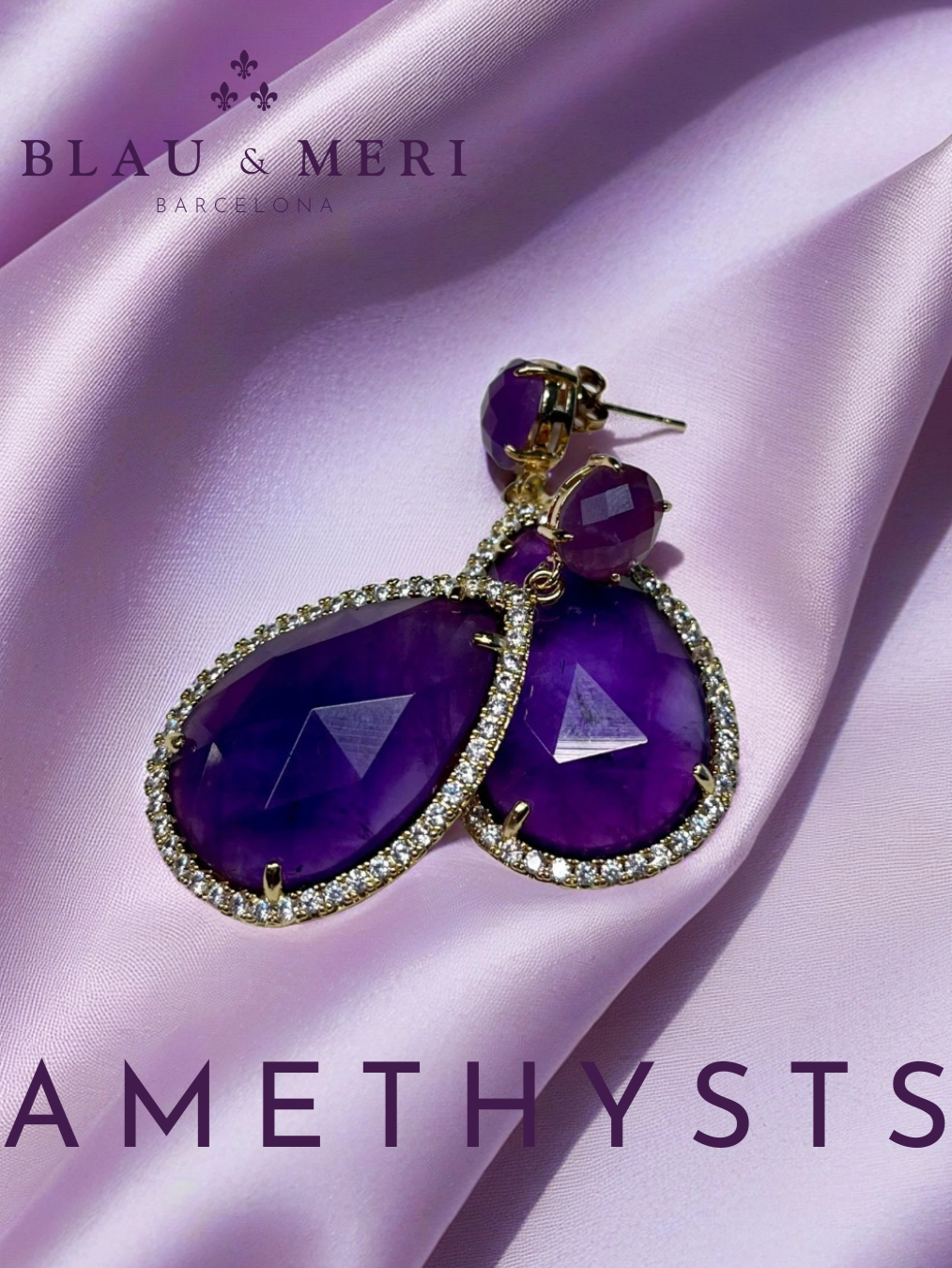 Pendientes amatistas