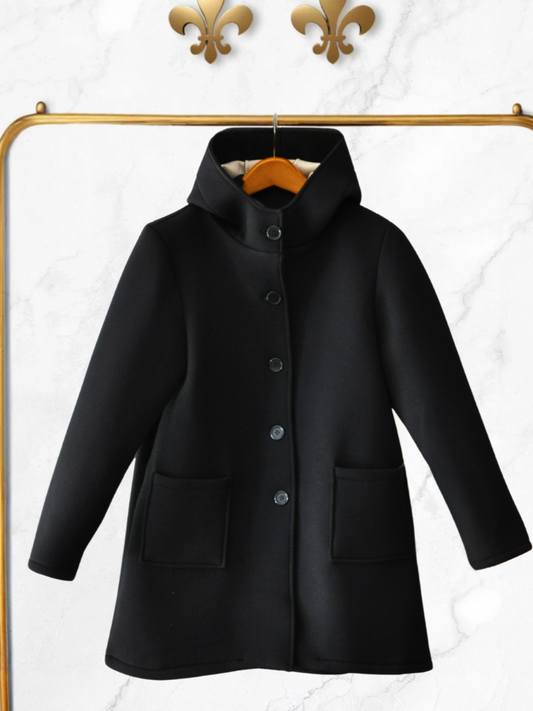 Chaqueta efecto neopreno