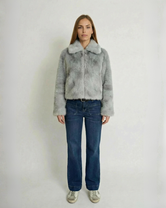 Chaqueta pelo sintético