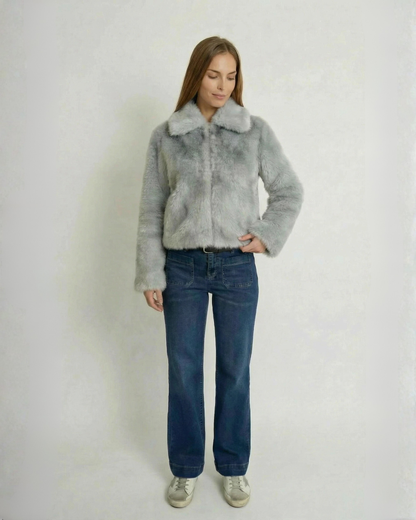 Chaqueta pelo sintético