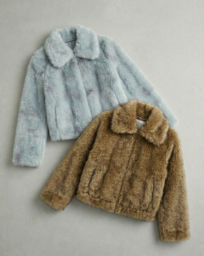 Chaqueta pelo sintético