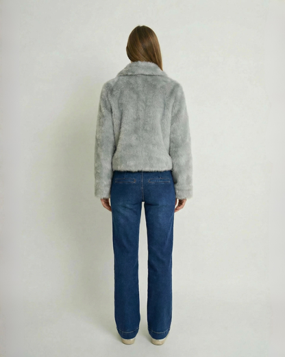 Chaqueta pelo sintético