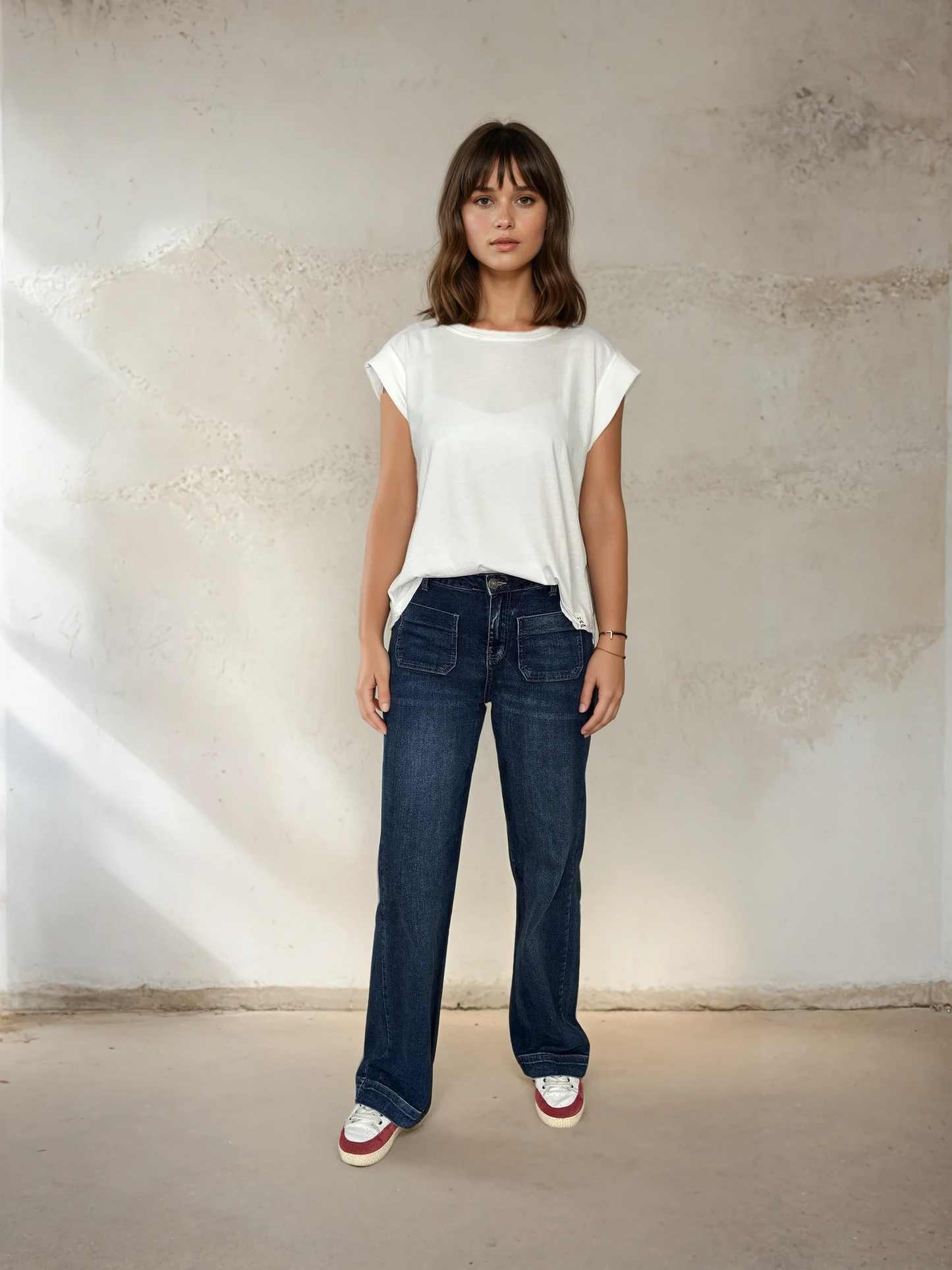 Pantalón tejano bolsillo delanteros