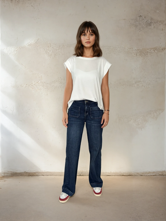 Pantalón tejano bolsillo delanteros