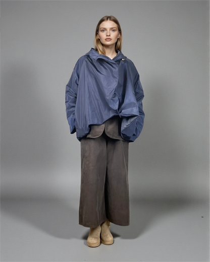 Conjunto BEL marrón con chaqueta azul