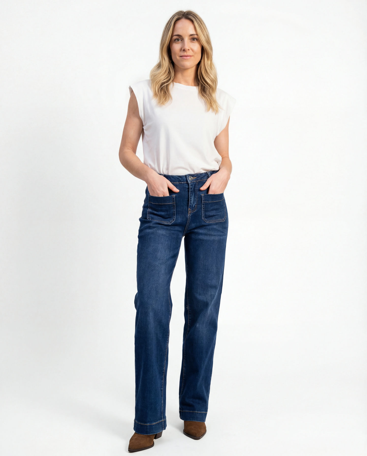 Pantalón tejano bolsillo delanteros