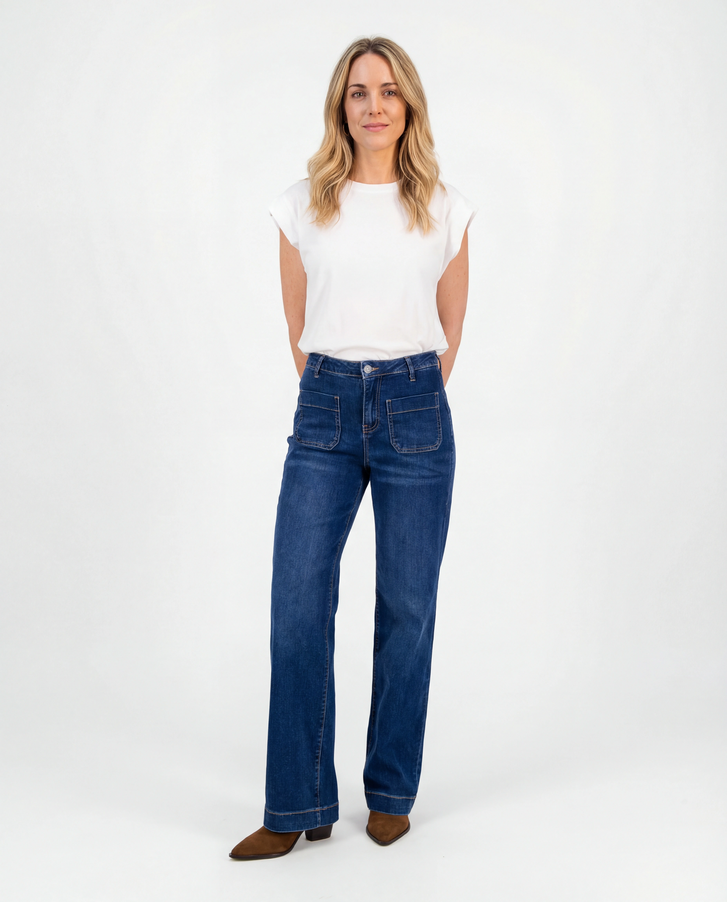 Pantalón tejano bolsillo delanteros