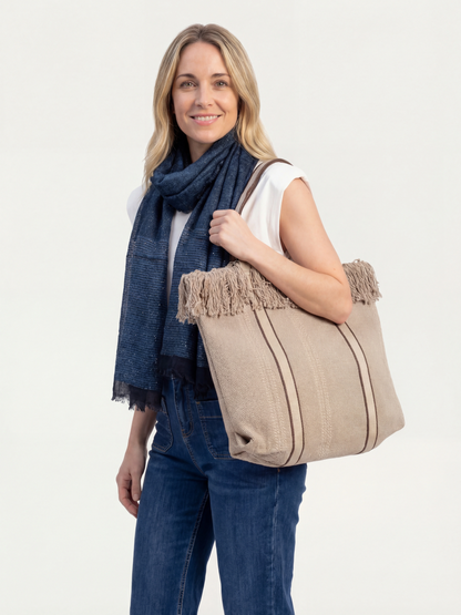 Foulard azul texturizado edición limitada