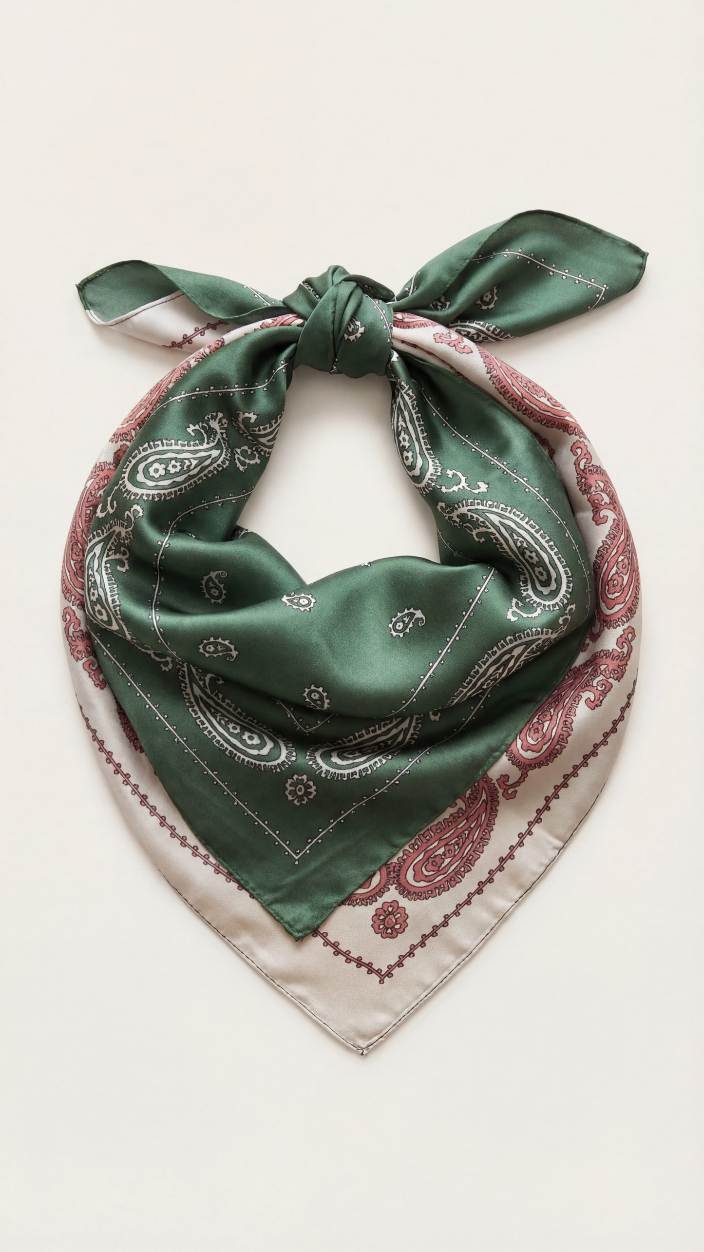 Pañuelo paisley verde