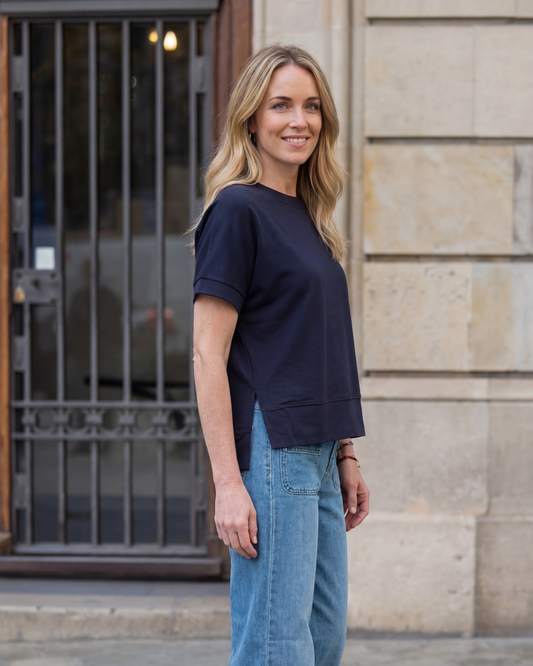 Camiseta Oversize Navy