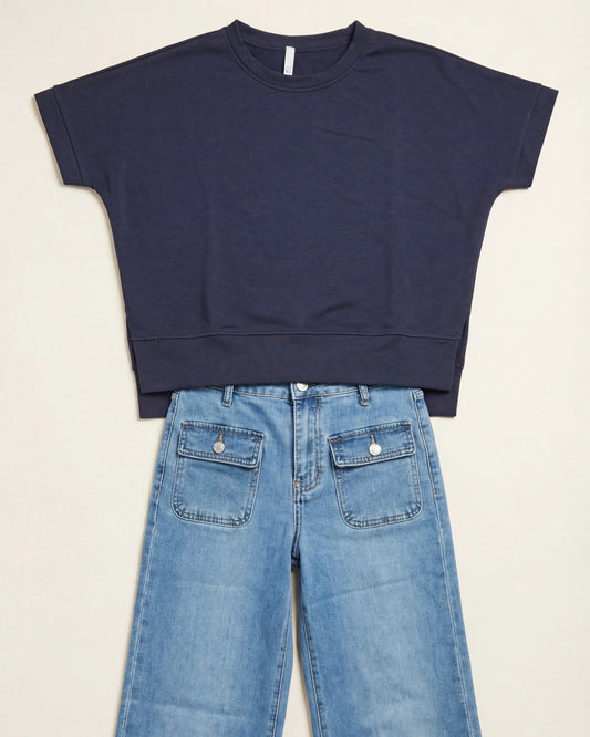 Camiseta Oversize Navy
