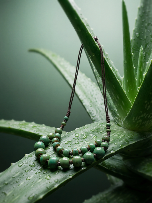 Collar de cerámica esmaltada