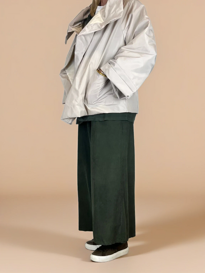 Conjunto BEL verde con chaqueta azul