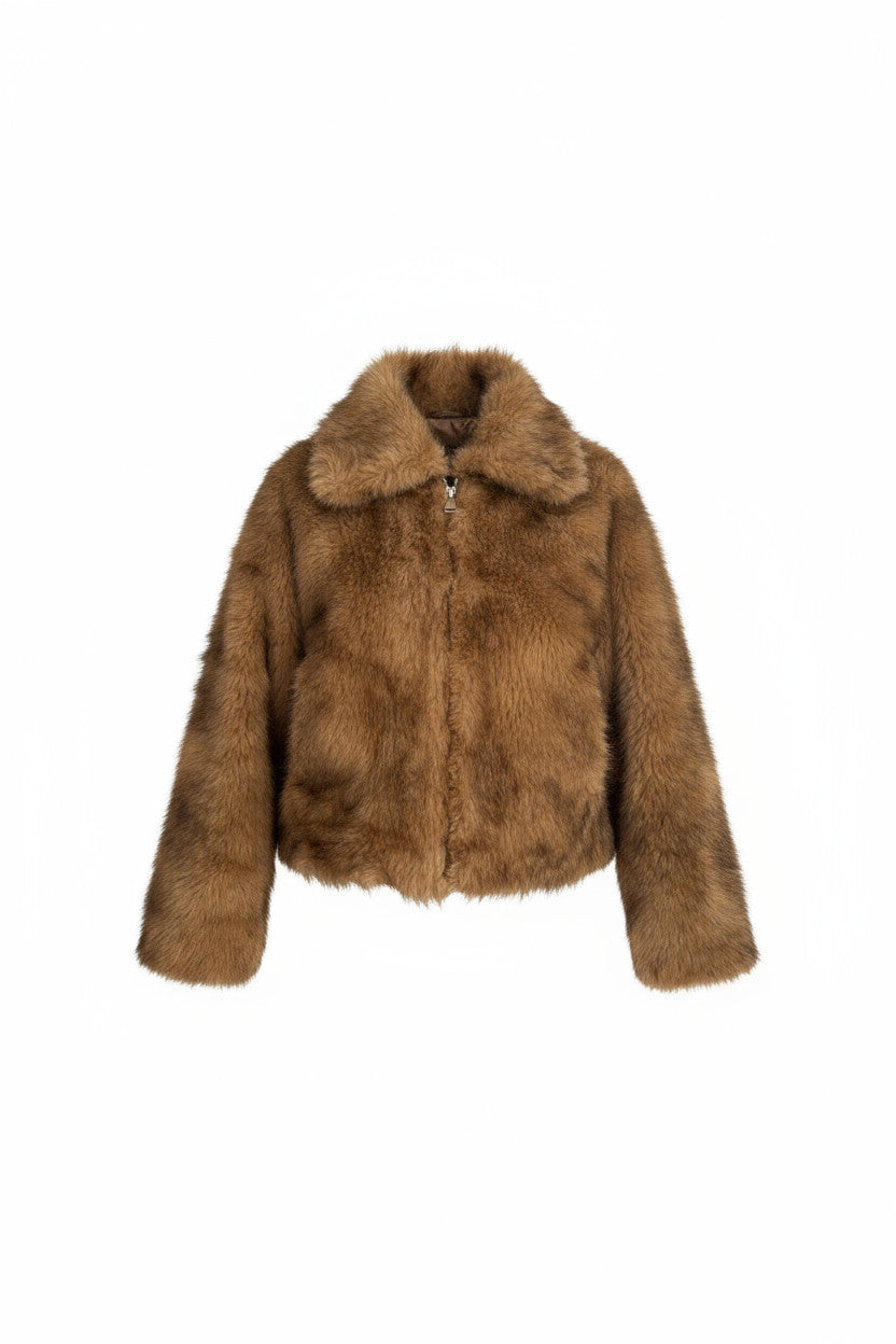 Chaqueta pelo sintético